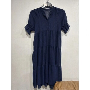 Women’s Size Small- Allison & Kelly dress Blue Transparent - Euc